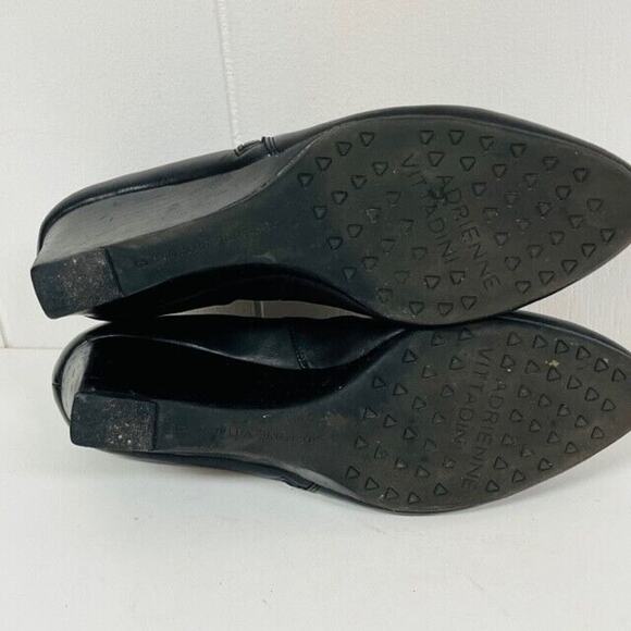 Adrienne Vittadini Midge Womens Size 8 Brown Side Zip Wedge Booties Shoes - Picture 13 of 16